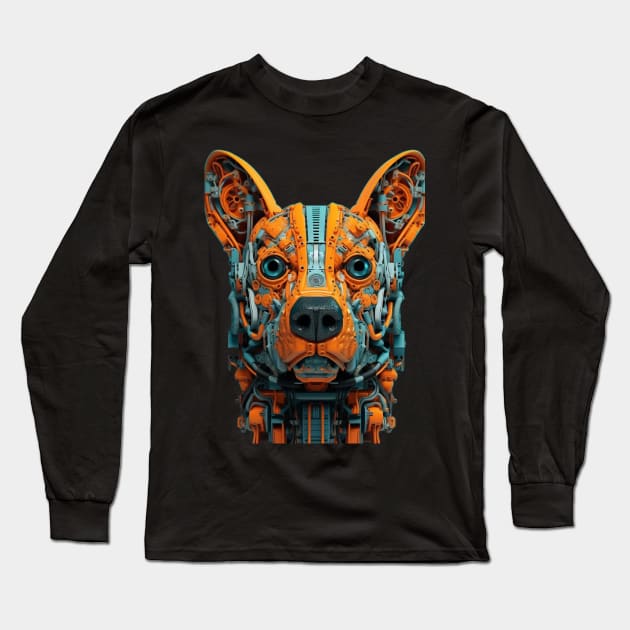 Industrial Punk Dogs by Liza Kraft 14.0 Long Sleeve T-Shirt by Adnorm Supply